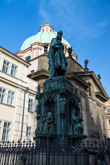 Obraz premium Kreuzherrenplatz, Prag, Tschechische Republik