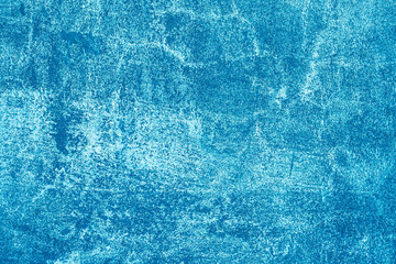 Abstract paint pattern background, blue creative artistic backdrop. Watercolor paper texture. Paint stains on the wall.
