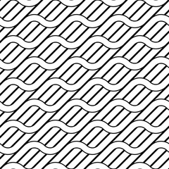 Design seamless waving pattern