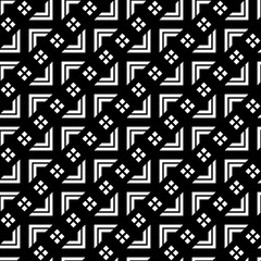 Design seamless monochrome grid pattern