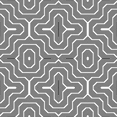 Design seamless monochrome stripy pattern