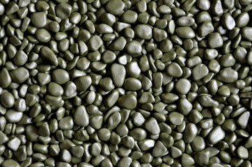 Small olive green pebbles background