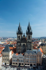 Fototapeta premium Stadtansicht, Prag, Tschechische Republik