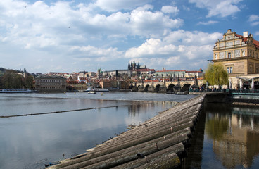 Fototapeta premium Karlsbrücke, Prag, Tschechische Republik