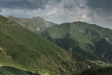Fototapeta premium French Alps - mountain view in the area of the Sanctuary of La Salette