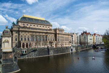 Naklejka premium Nationaltheater, Prag, Tschechische Republik