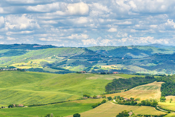 Fototapeta na wymiar Amazing landscape near Orvieto, Italy, region Umbria.