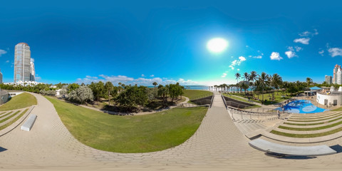 360 spherical equirectangular photo Miami Beach FL