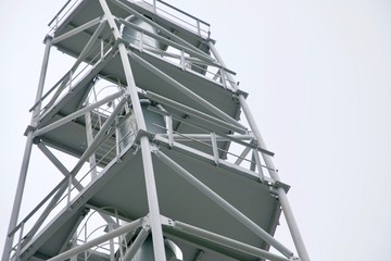  metal outer staircase up