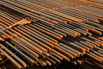 Rebar welded together