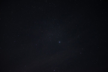 Fototapeta na wymiar Stars in the night sky close up