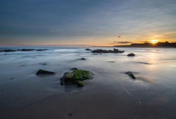 Dawn of stunning colors on the beach!