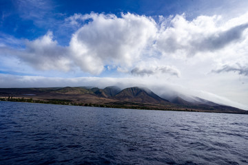 clouds over the sea