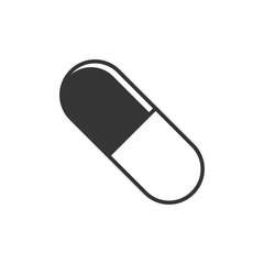 Vector Pill icon isolated.