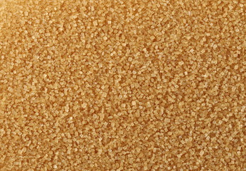 Brown cane sugar background and texture