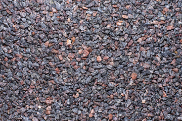 fine granite chips, background