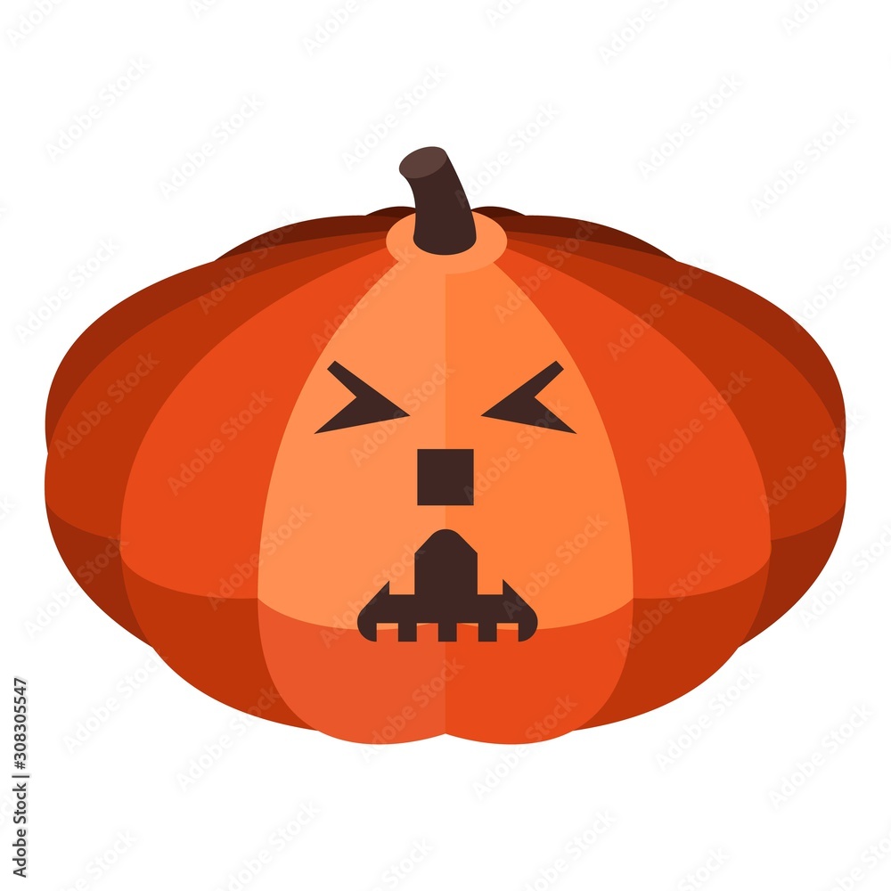 Canvas Prints ghost pumpkin icon. isometric of ghost pumpkin vector icon for web design isolated on white backgrou - Canvas Prints