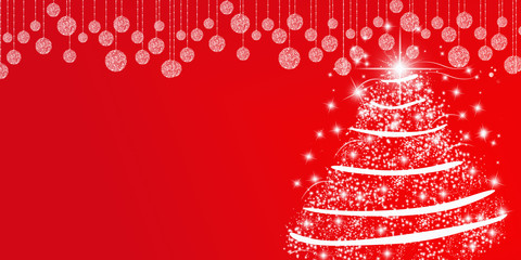 christmas background with tree © Waleria