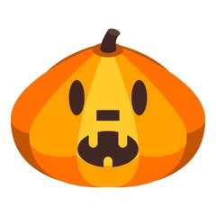Magic halloween pumpkin icon. Isometric of magic halloween pumpkin vector icon for web design isolated on white background