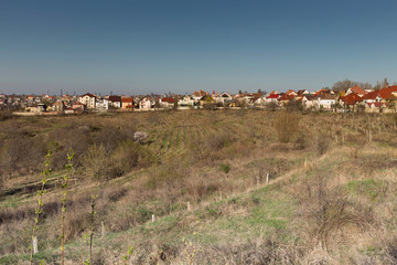 Spring in a suburb of Chisinau.