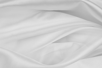 Obraz premium White silk fabric lines