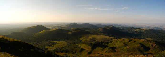 Volcanoes in Auvergne, FRance