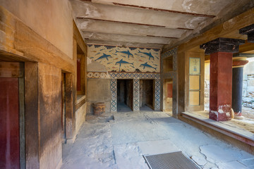 Palace of Knossos, Crete, Greece: Queen's apartment
