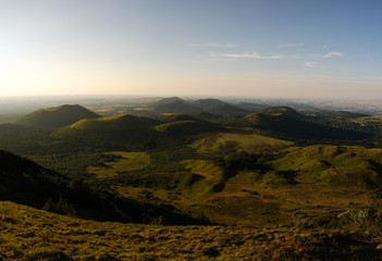 Volcanoes in Auvergne, FRance