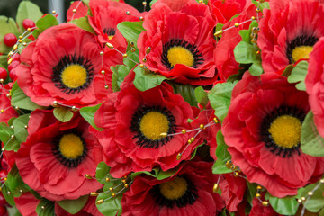 bouquet of red flowers - 308312169