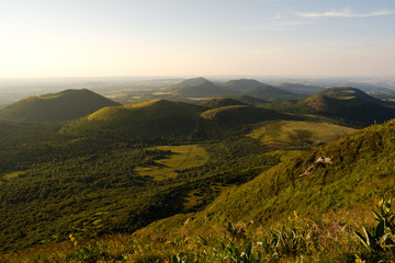 Volcanoes in Auvergne, FRance