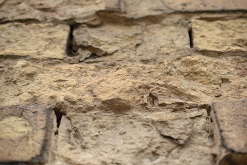 Fragment of an abstract, kerpichny background.