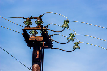 iron electric pole