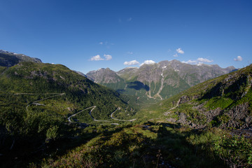 Fototapeta premium mountain landscape with blue sky
