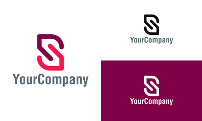 Letter S logo icon design template elements. Simple minimalist template graphic illustration. Creative vector emblem, for icon or design concept.
