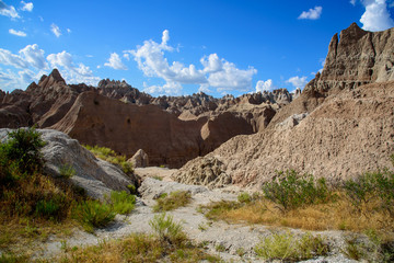 Badland Rocks