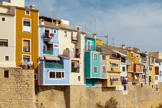 Colorful Houses in Spain