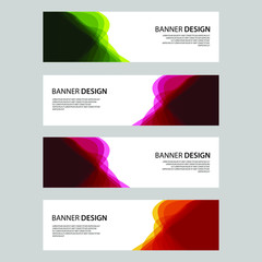 Vector Abstract design banner web template