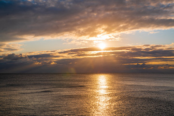 Obraz premium Sunset on the sea