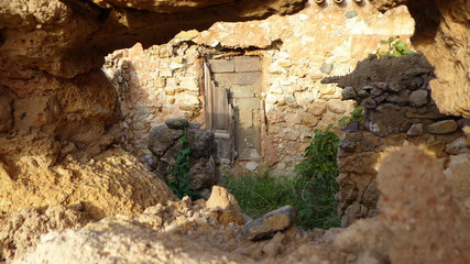 alte ruine in den bergen