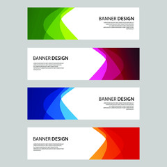Fototapeta premium Vector Abstract design banner web template