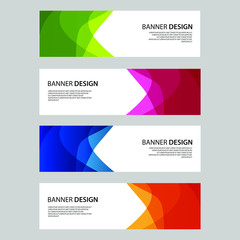 Vector Abstract design banner web template