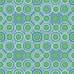 Fototapeta premium Abstract repeating circles. Vector spotty seamless pattern.