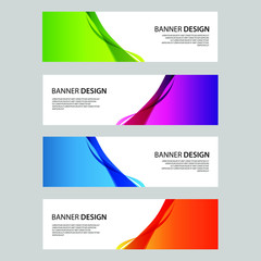 Vector Abstract design banner web template