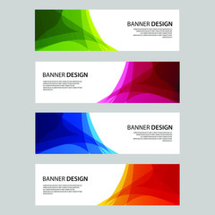 Vector Abstract design banner web template