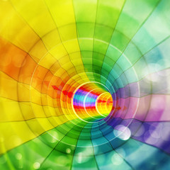 Fototapeta premium Rainbow colors abstract futuristic background