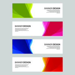 Vector Abstract design banner web template