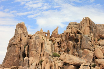 Rock formations in Joshua Tree National Park, California