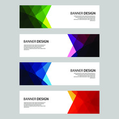 Vector Abstract design banner web template