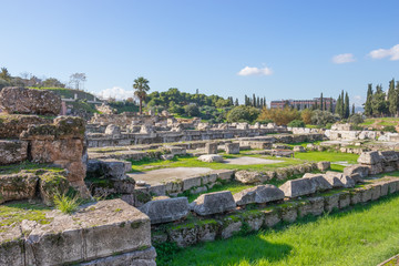 Fototapeta premium The Kerameikos Archaeological Museum is located in Kerameikos, Athens, Greece