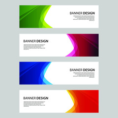 Vector Abstract design banner web template